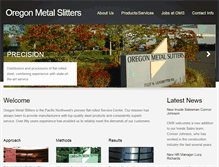 Tablet Screenshot of oregonmetal.com